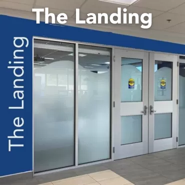 It shows a 360 view of the landing room.